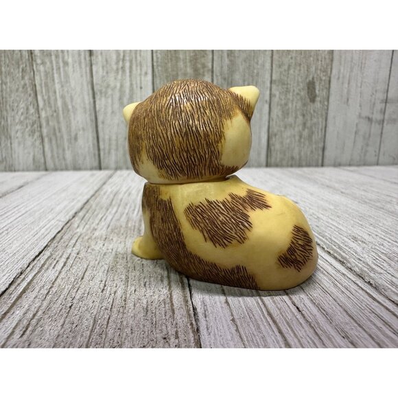 Vtg Harmony Kingdom Pot Bellys PBBKI7 "Porky", Cat Figurine Lil' Mousers 2" Long - Picture 4 of 13